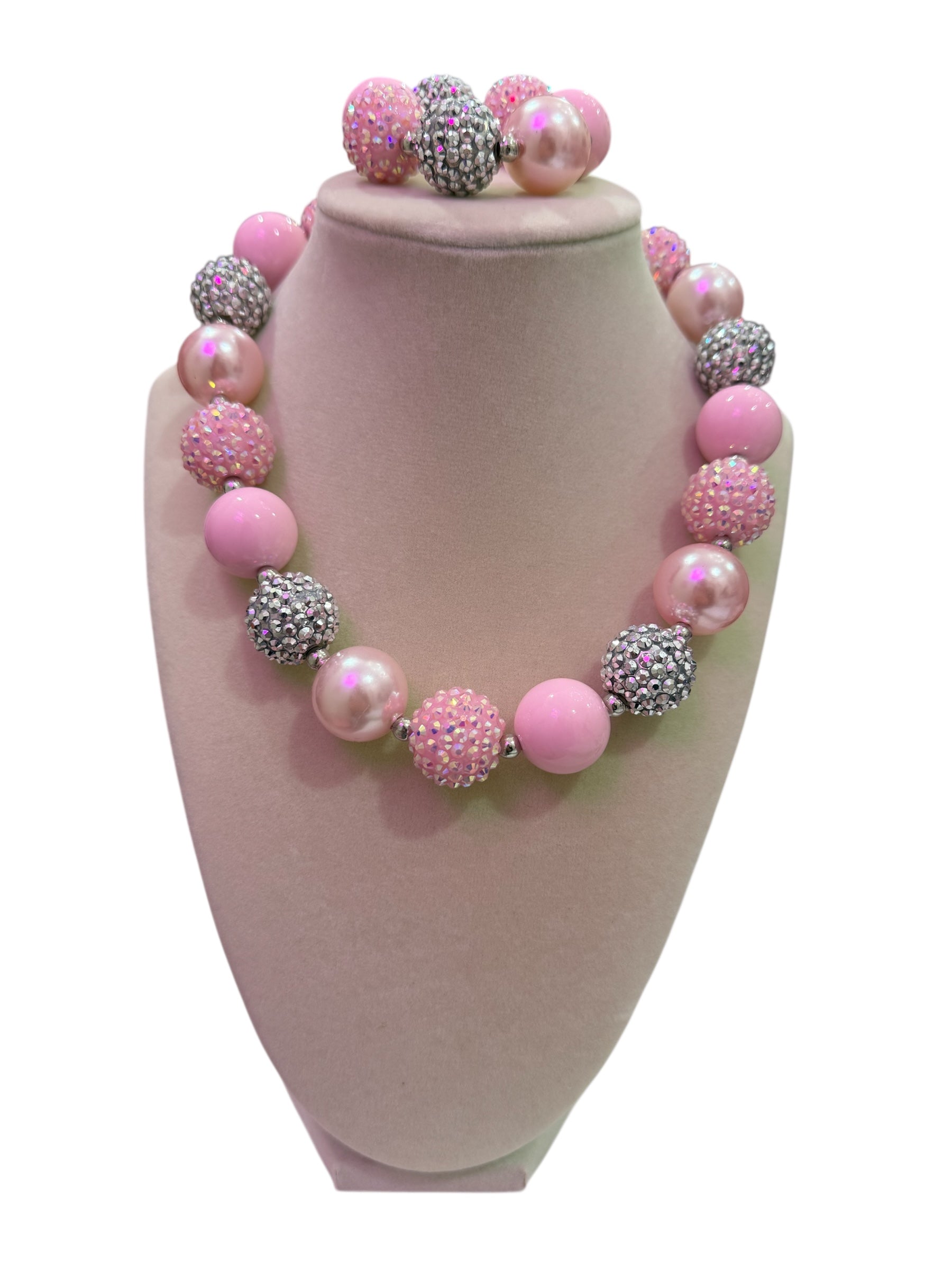 Pink Bubble Necklace/Bracelet